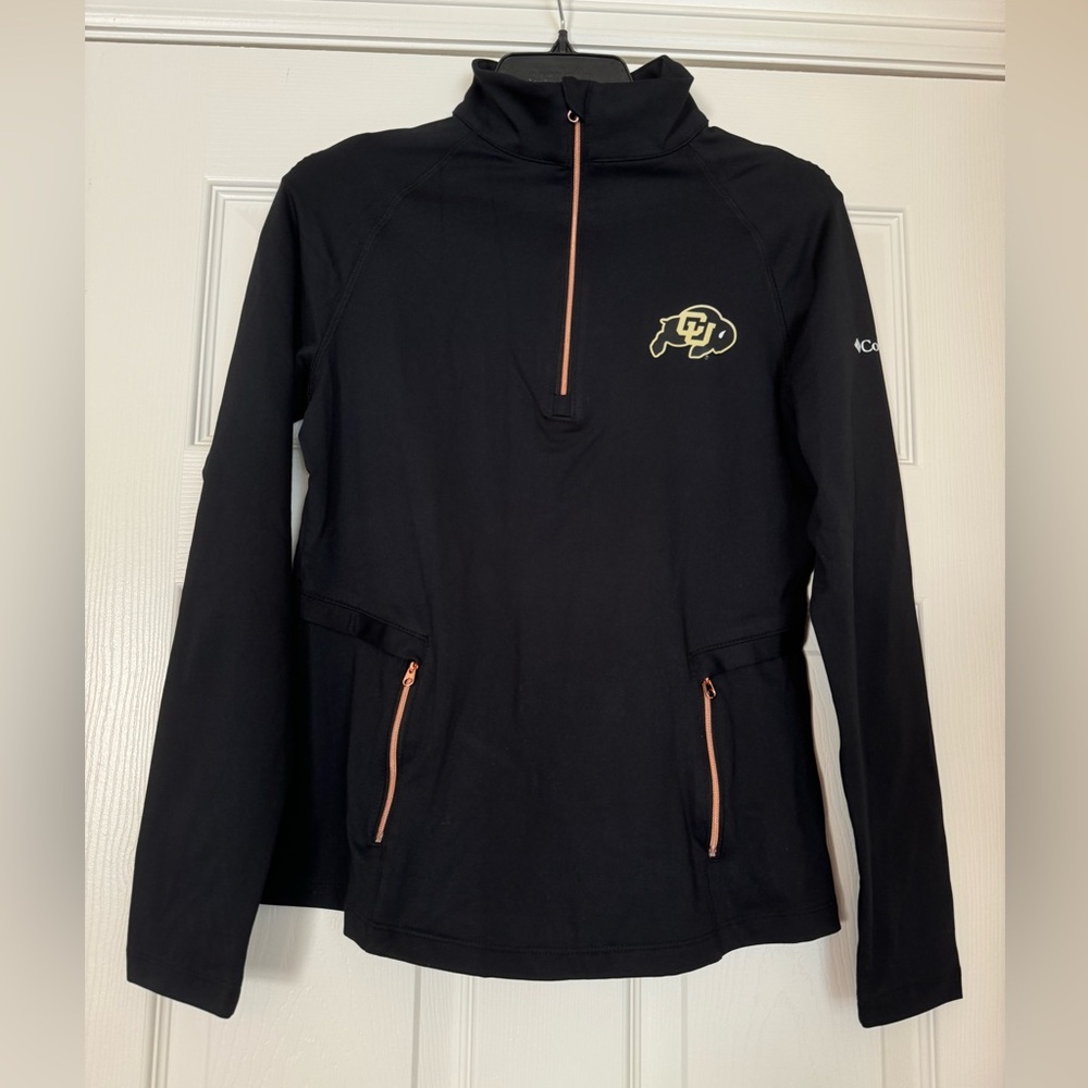 NWT Columbia Golf Colorado Buffalos half zip